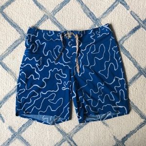 Patagonia Blue Patterned Men's Shorts